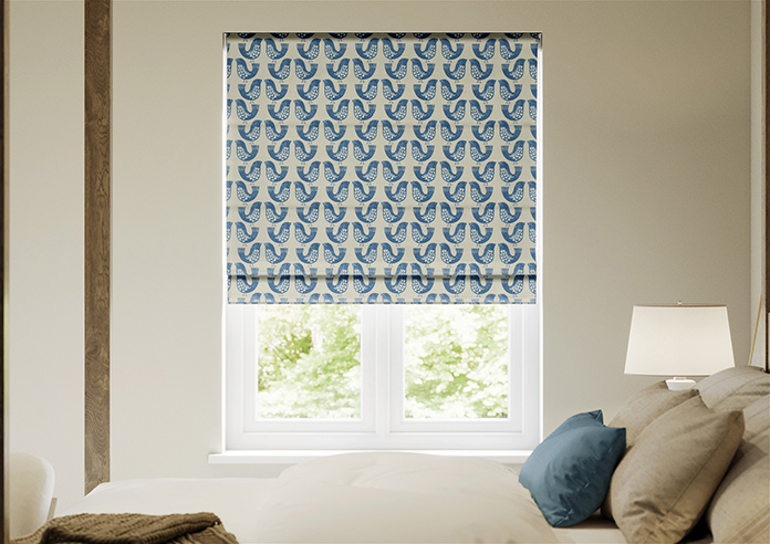 Scandi Birds, Capri - Twist&Fit Roman Blind - Image 3